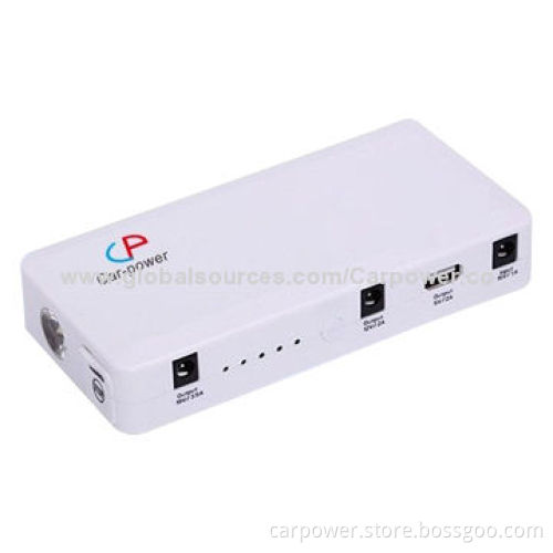 Mini jump start, 12V vehicle, power bank for mobile, laptop, MP3/MP4 players and devices